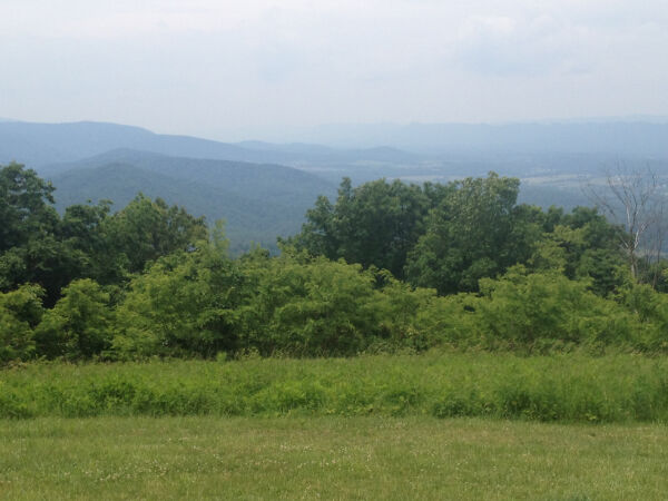 The Shenandoah National Park, just a couple of miles from their new house.  Photo credit: Jane